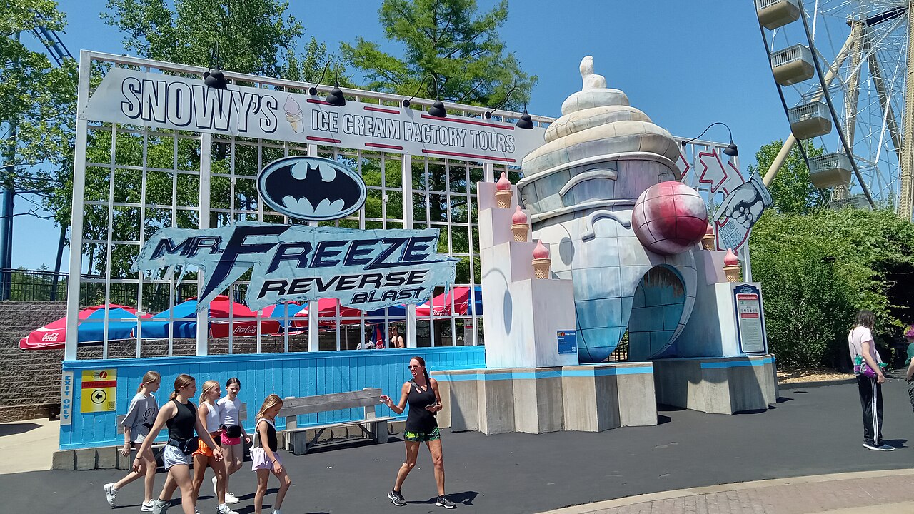 Mr. Freeze Reverse Blast at Mid America Adventure