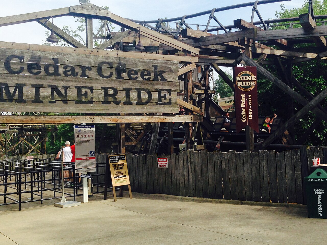 Cedar Creek Mine Ride at Cedar Point