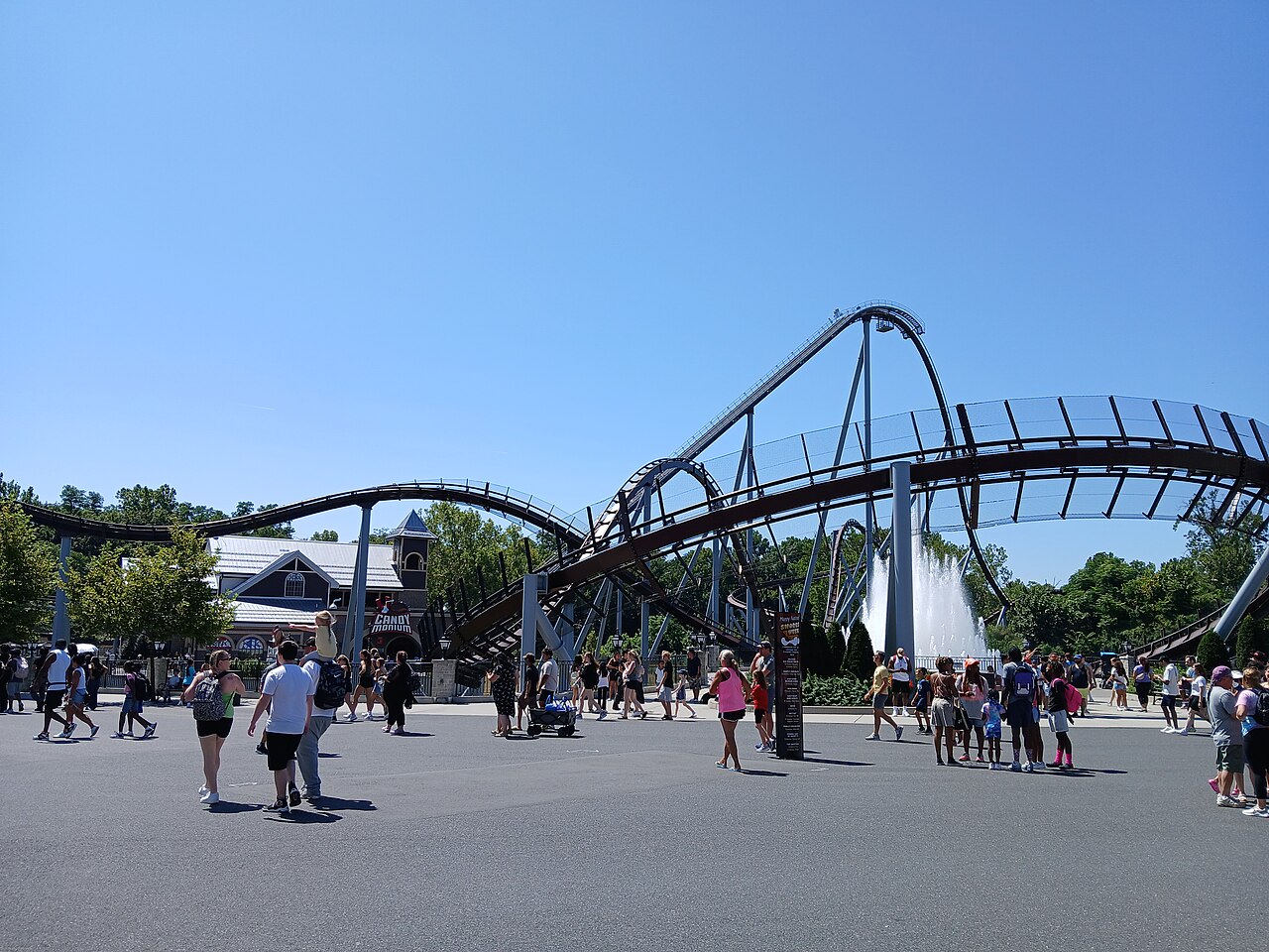 Candymonium at Hersheypark in Hershey, Pennsylvania, seen in August 2025