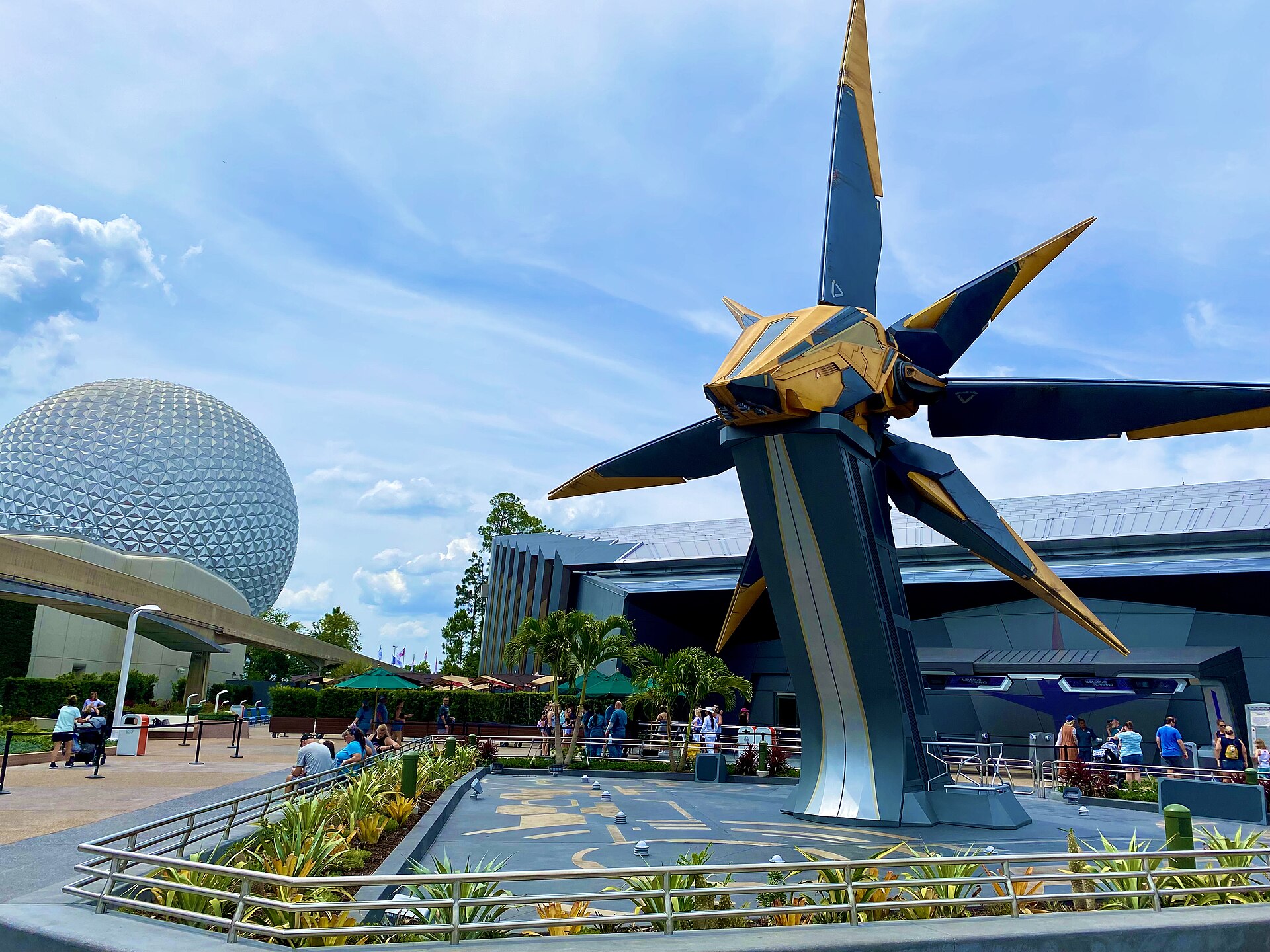 Guardians of the Galaxy: Cosmic Rewind attraction at EPCOT in Walt Disney World