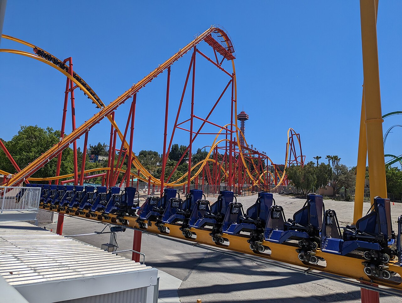 Wonder Woman Flight of Courage at Six Flags Magic Mountain