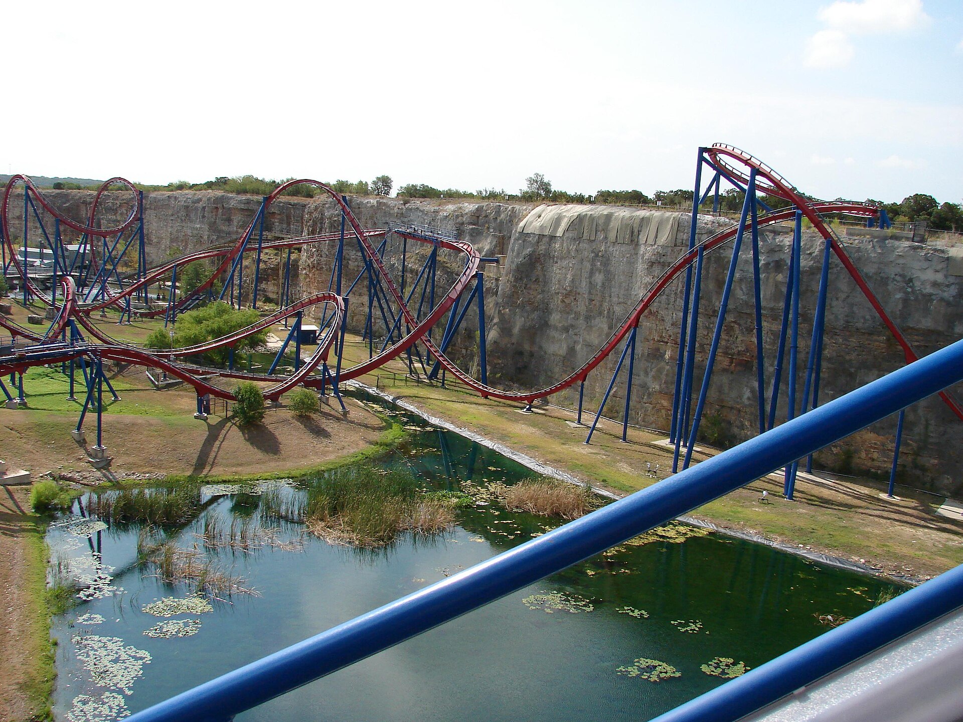 Superman Krypton Coaster at Six Flags Fiesta Texas