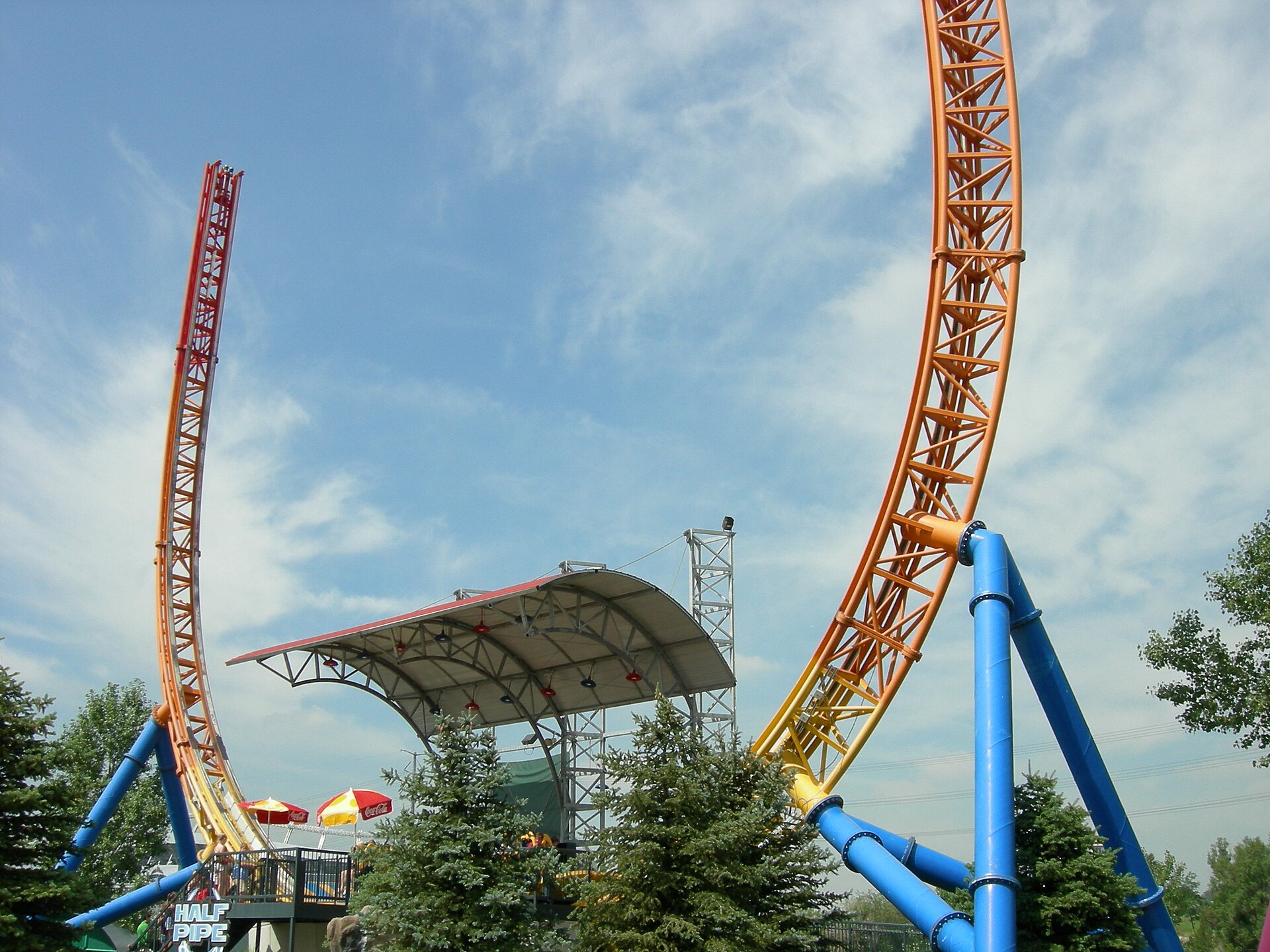Half Pipe at Elitch Gardens