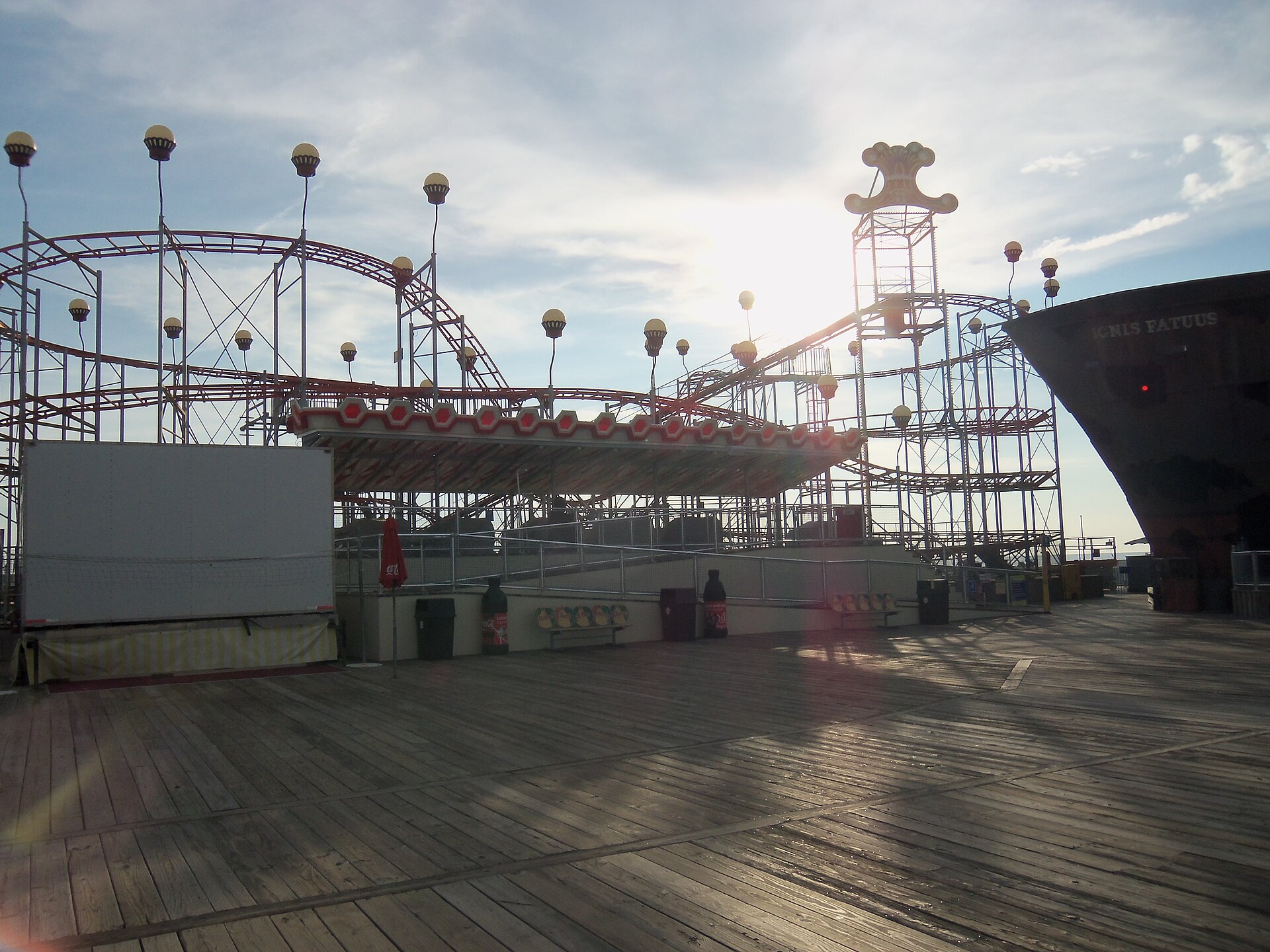 The Rollies Coaster in Wildwood NJ