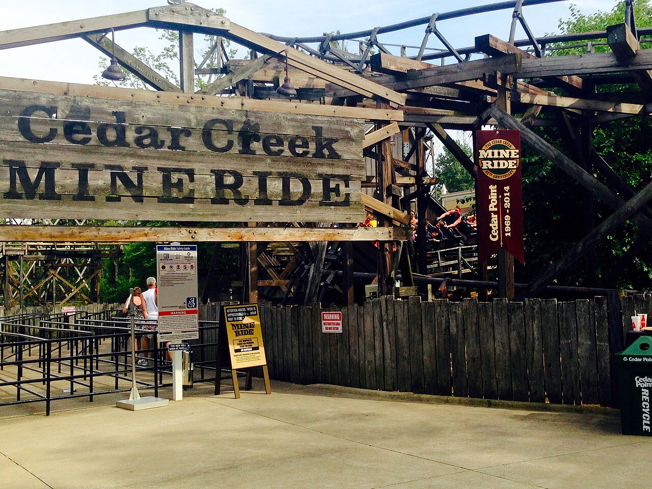 Cedar Creek Mine Ride at Cedar Point