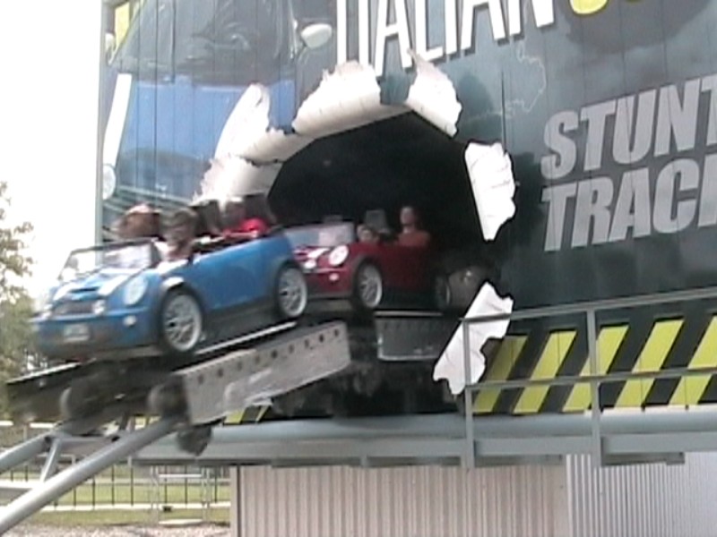 Backlot Stunt Coaster at Kings Dominion