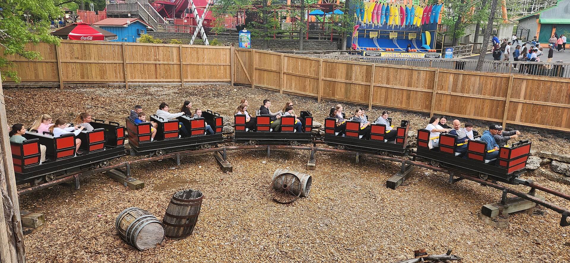 River King Mine Train at Mid America Adventure
