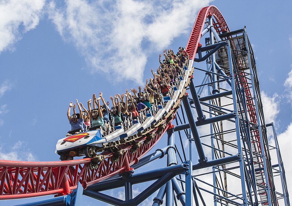Superman the Ride at Six Flags New England