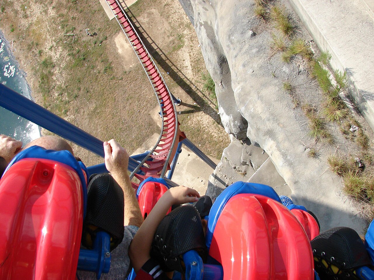 Superman Krypton Coaster at Six Flags Fiesta Texas