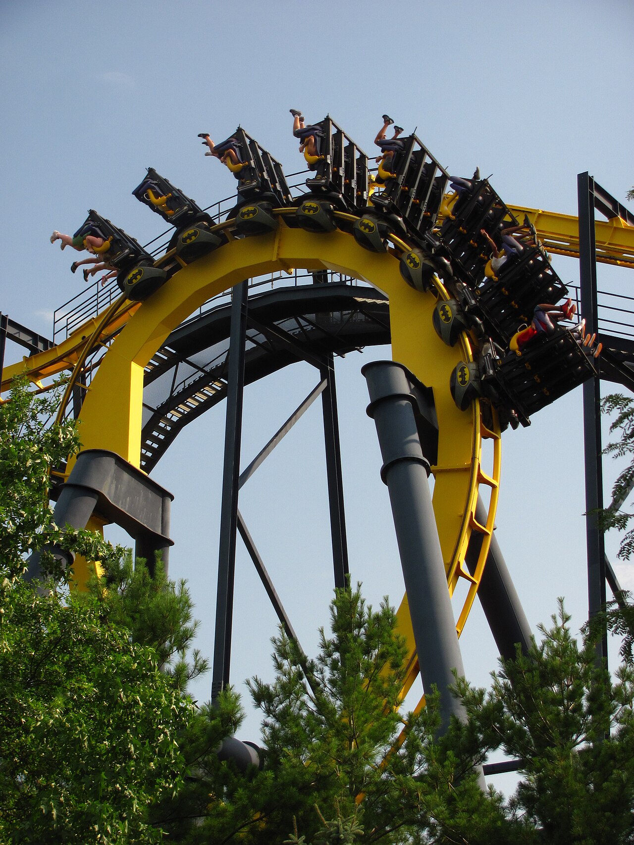 Batman The Ride at Six Flags Great Adventure