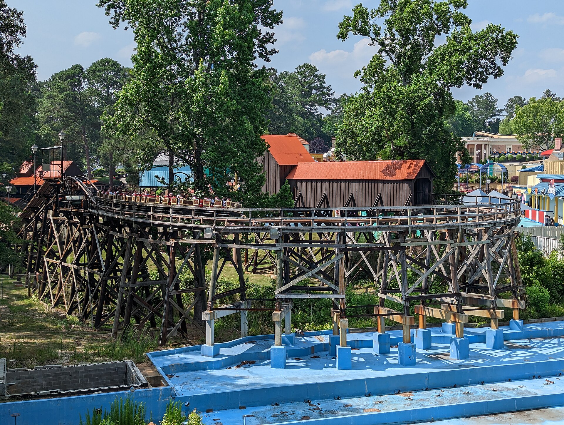 Dahlonega Mine Train at Six Flags Over Georgia