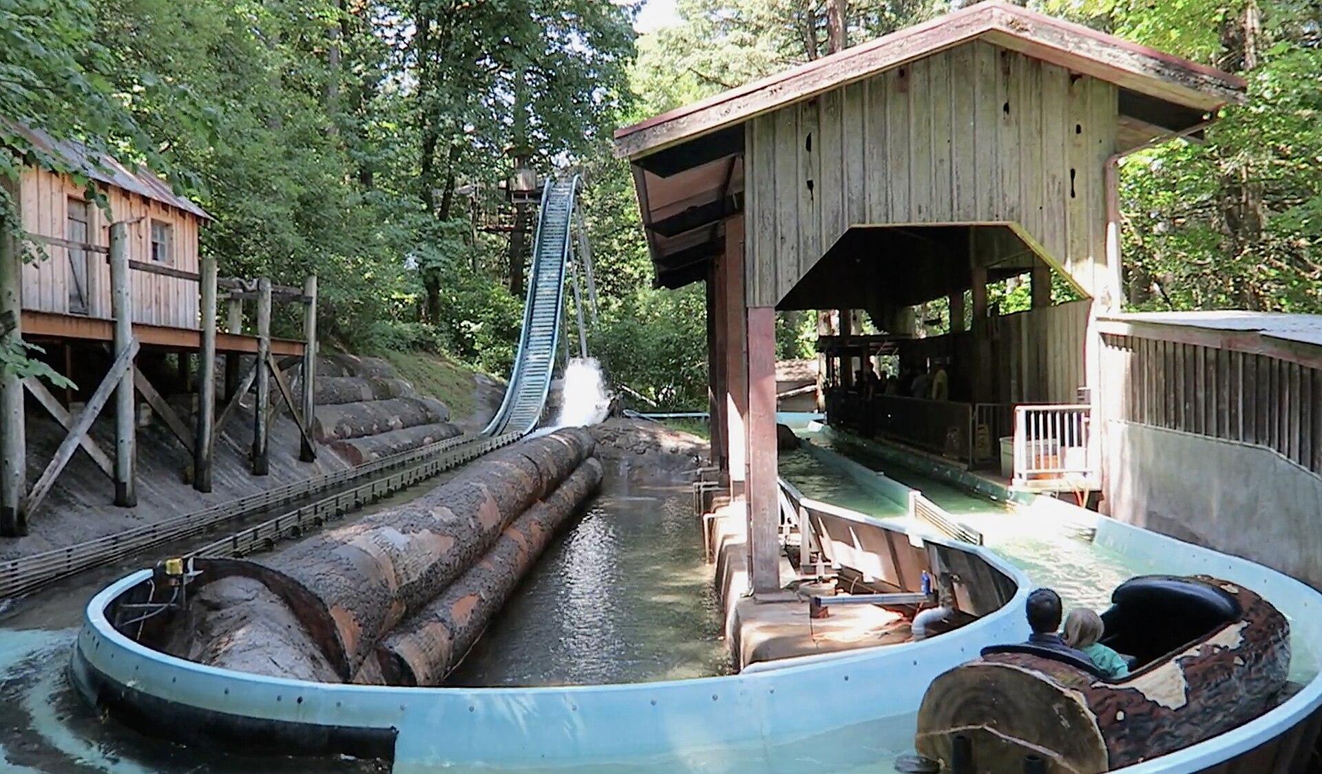 Big Timber Log Ride (Enchanted Forest, Oregon)