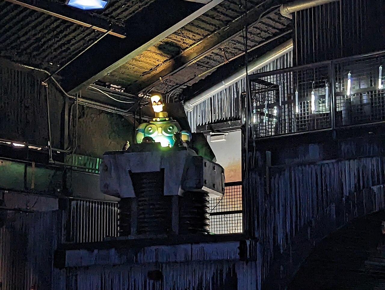 The Mr. Freeze animatronic