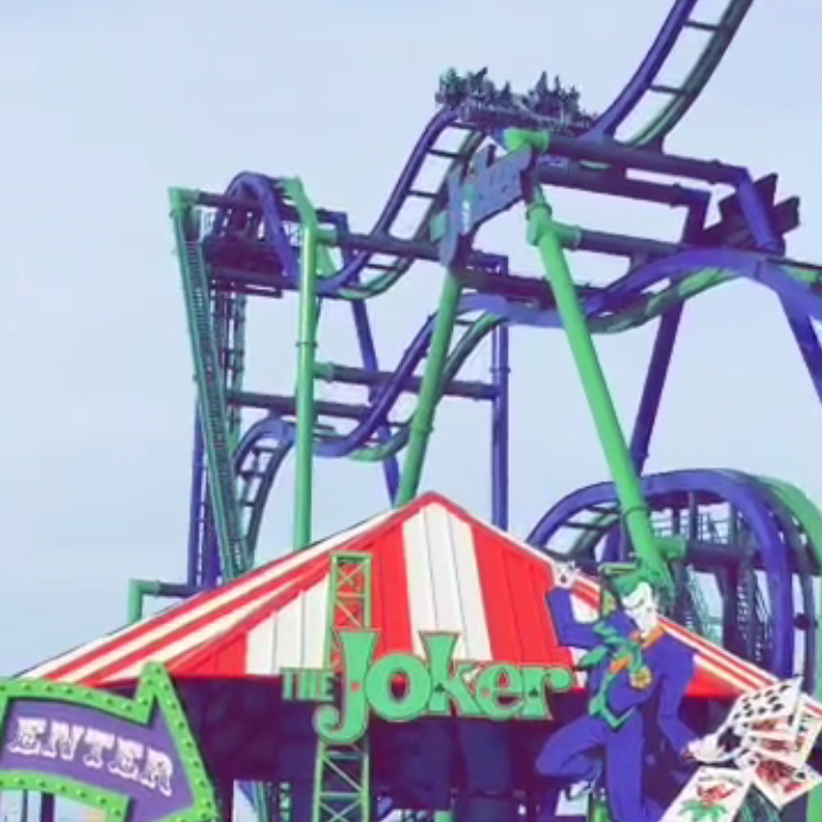 The Joker at Six Flags Over Texas