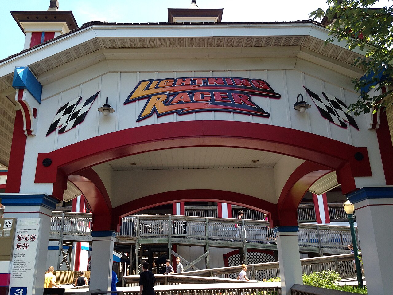 Lightning Racer roller coaster