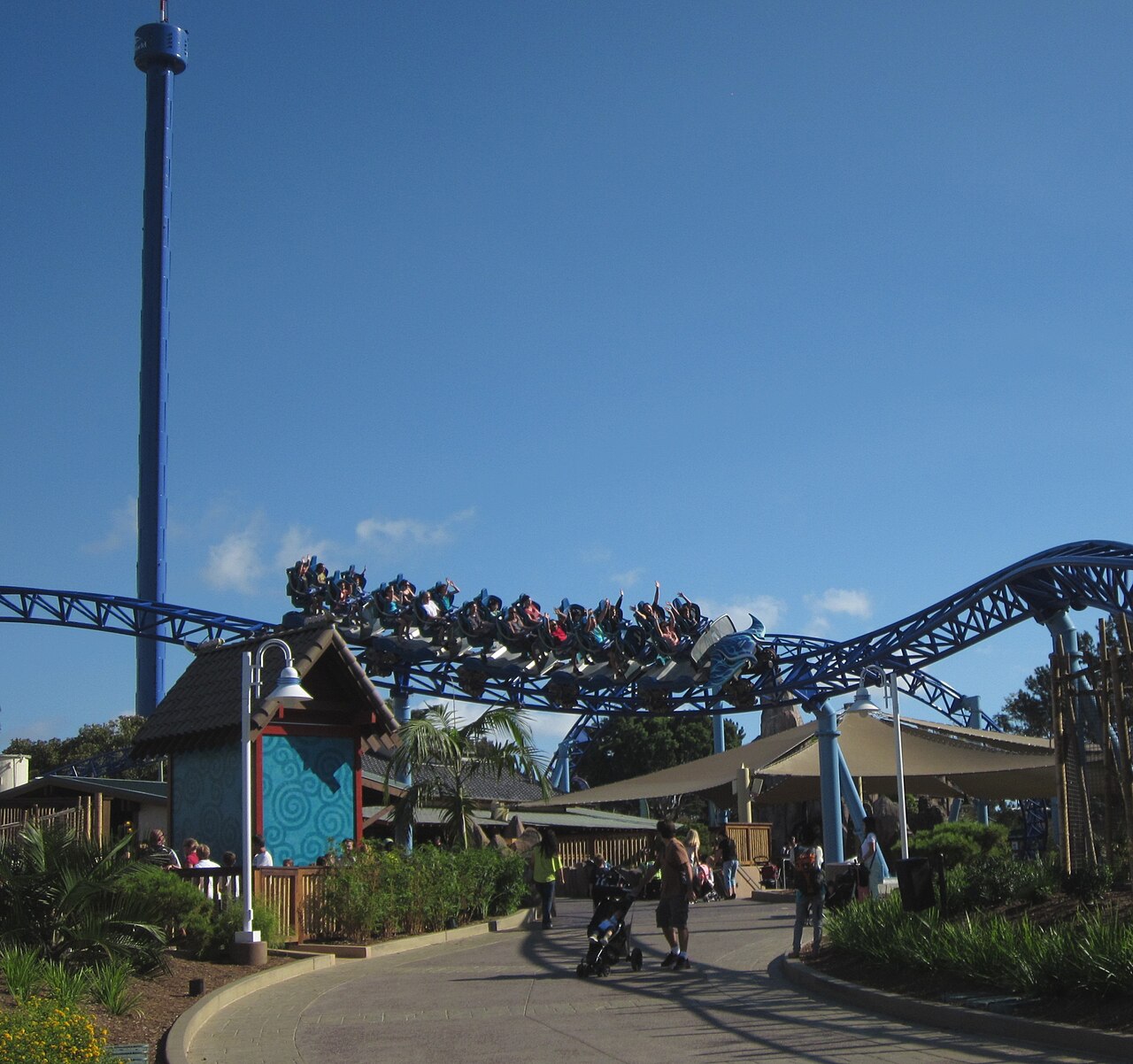 Manta coaster, Sea World San Diego, California / 2012