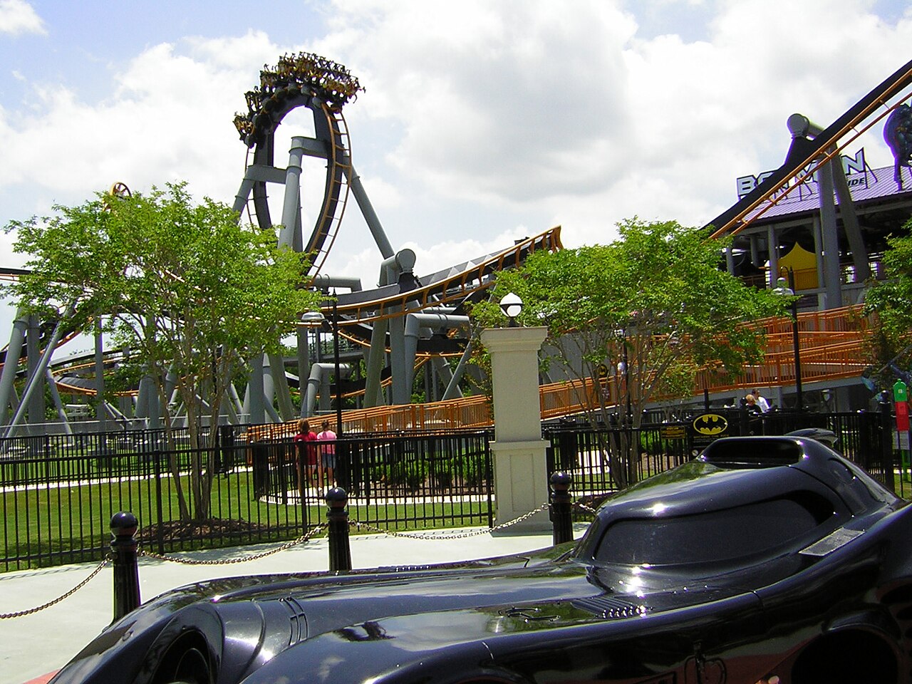 Batman The Ride at Six Flags Over Georgia