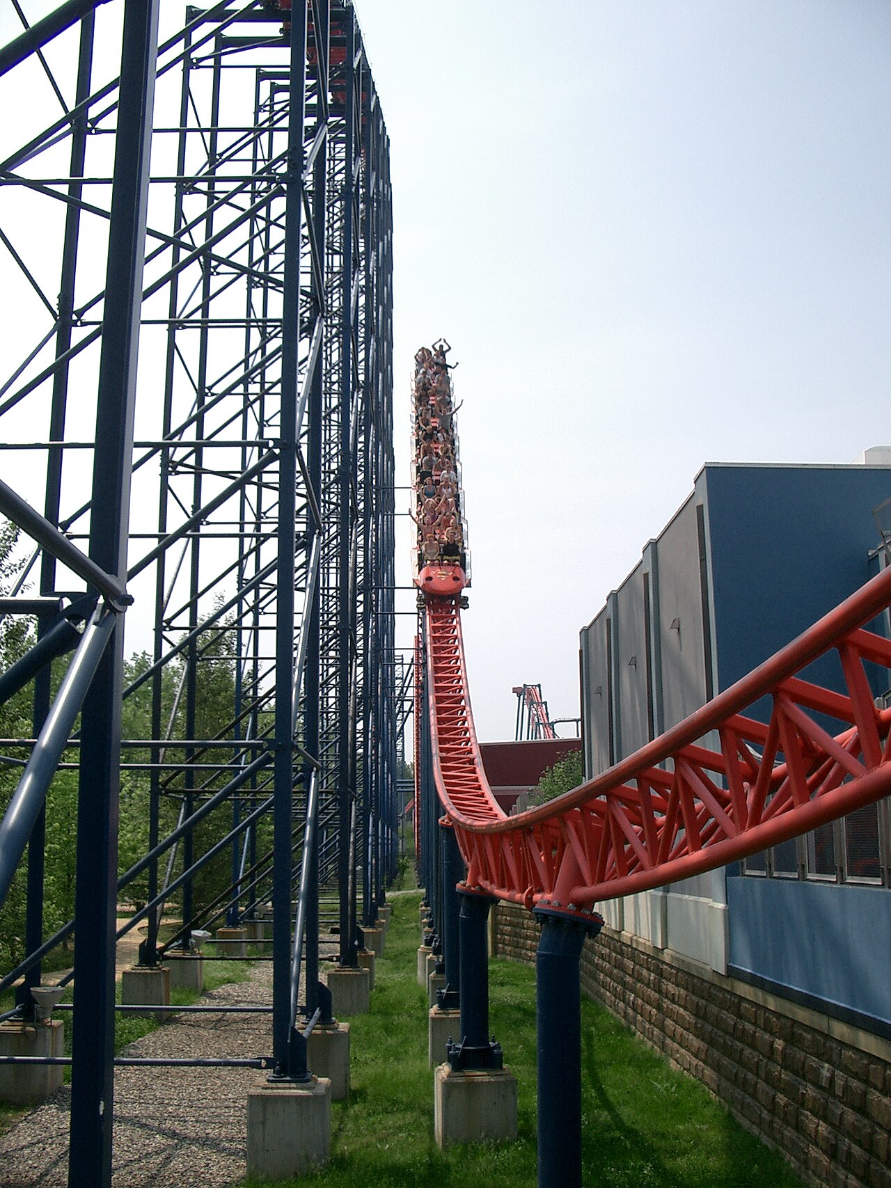 Superman the Ride at Six Flags New England