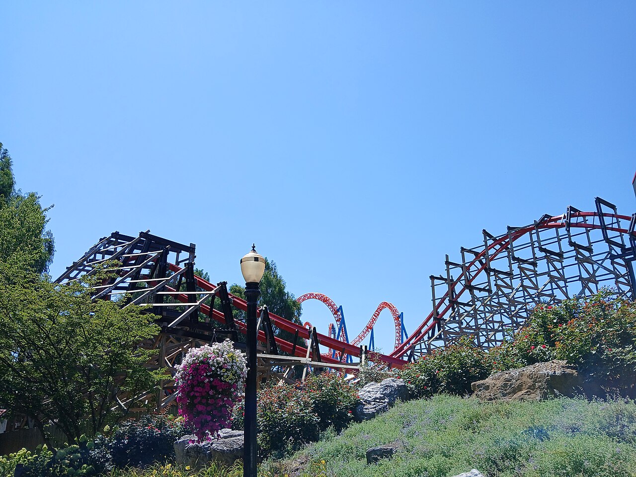 Wildcat's Revenge at Hersheypark in Hershey, Pennsylvania, seen in August 2025