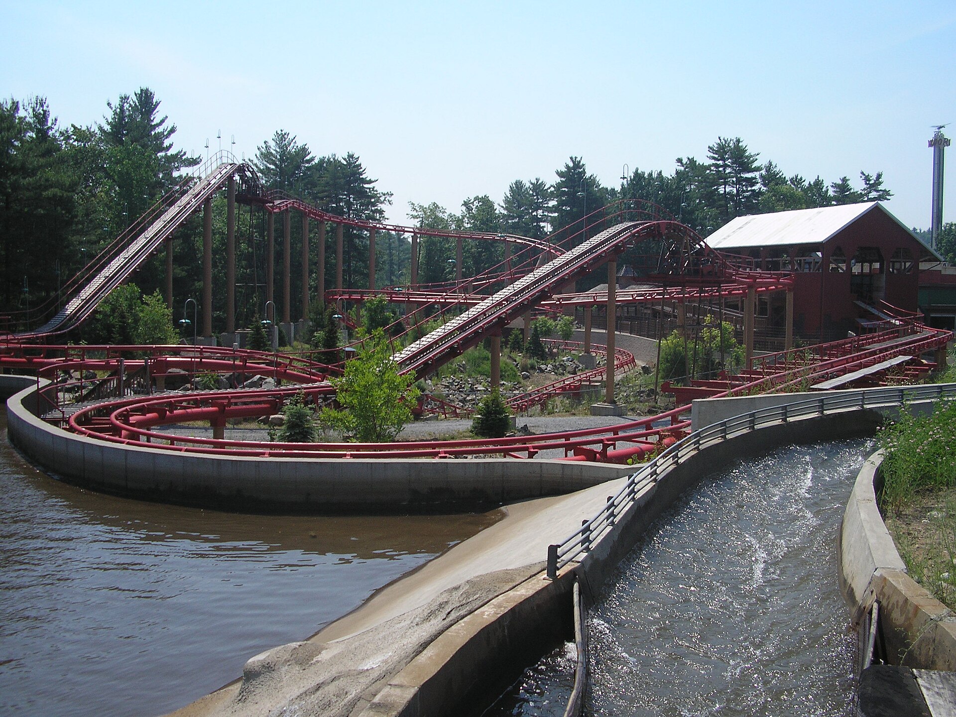 Canyon Blaster at Six Flags Great Escape