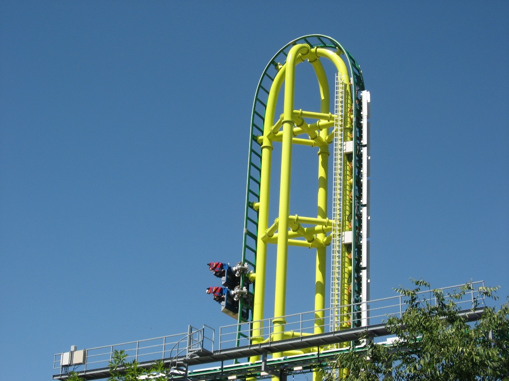 Wicked roller coaster at Lagoon Amusement Park