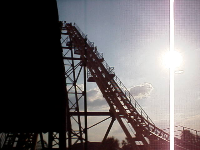 Boomerang Rollercoaster in Wild Adventures, Lowndes County, Georgia