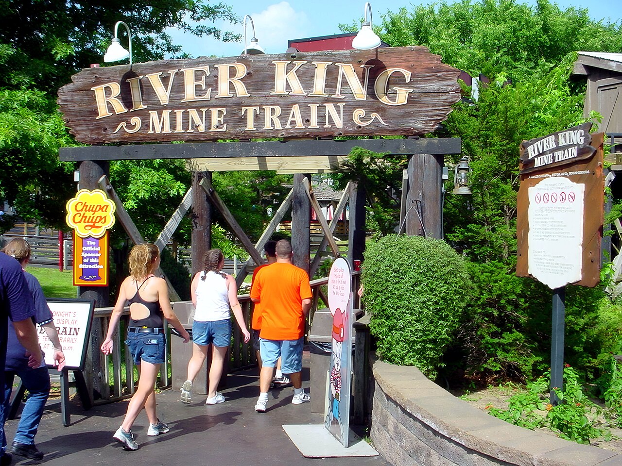 River King Mine Train at Mid America Adventure