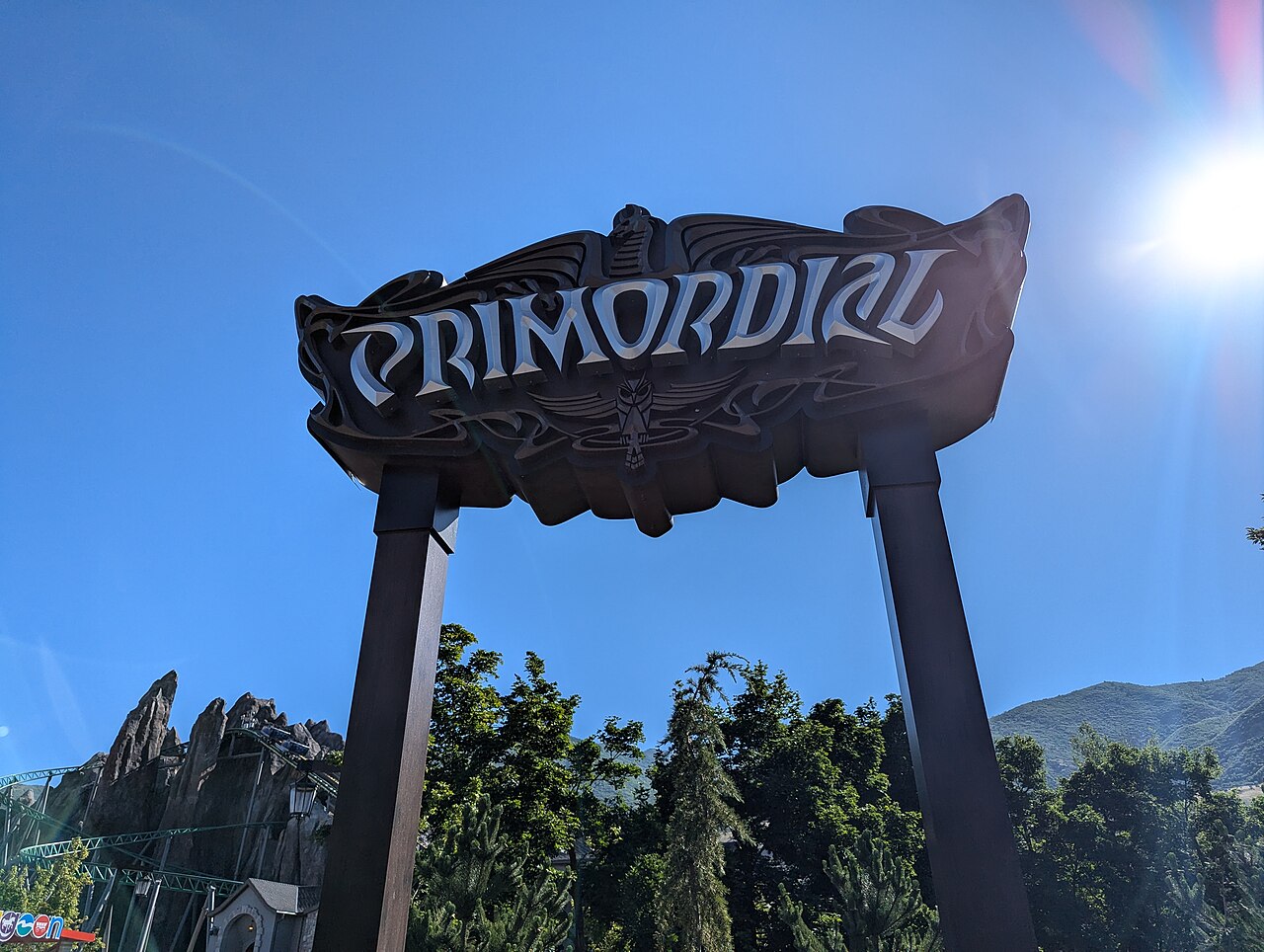 Primordial's entrance sign