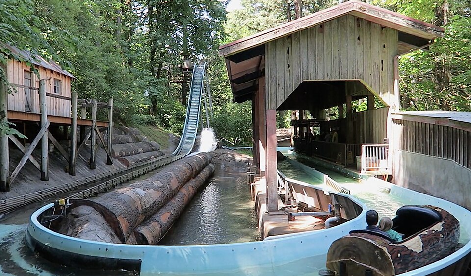 Big Timber Log Ride at Enchanted Forest