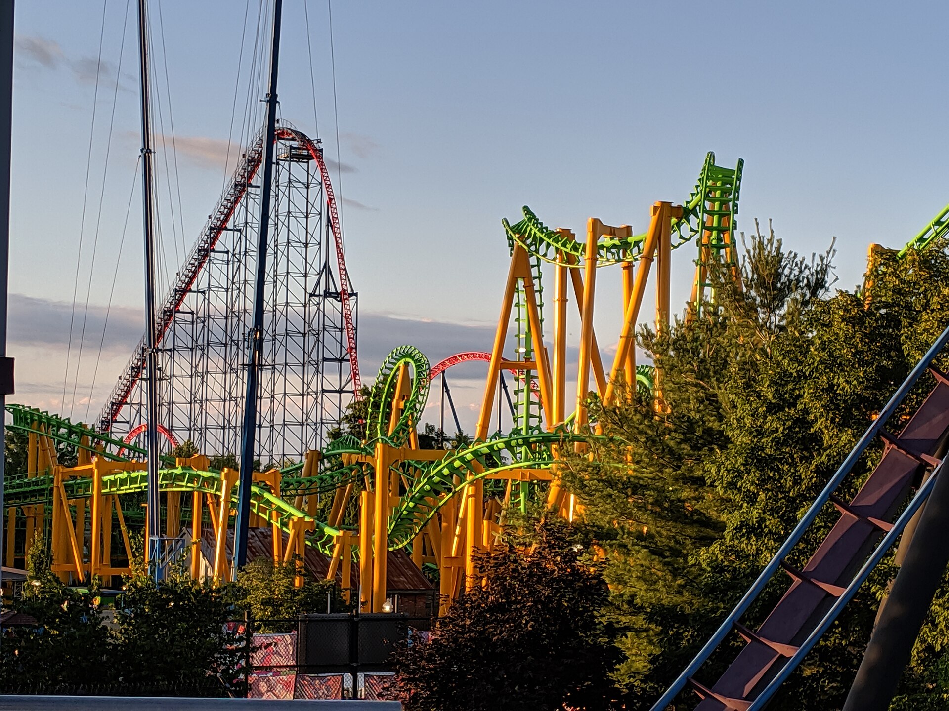 Riddler Revenge at Six Flags New England