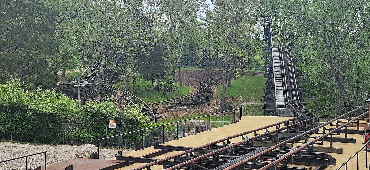 River King Mine Train at Mid America Adventure