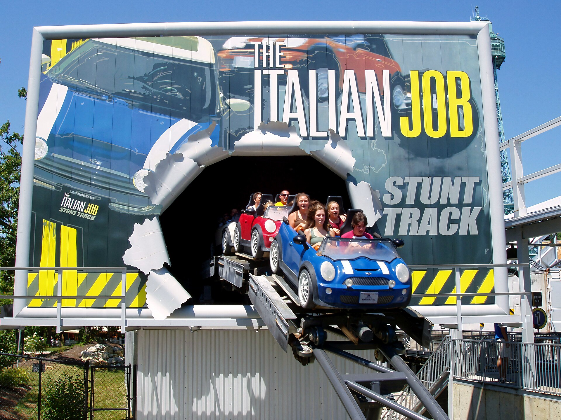 Queen City Stunt Coaster at Kings Island