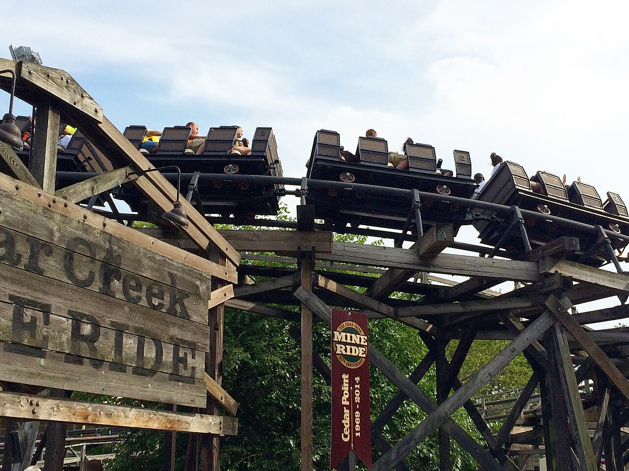 Cedar Creek Mine Ride at Cedar Point
